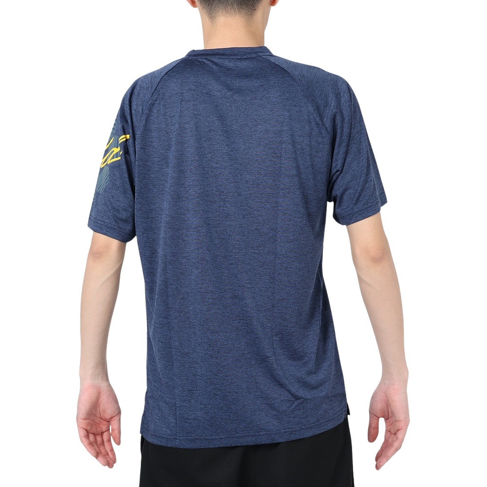 スフィーダ（SFIDA）（メンズ）半袖Tシャツ メンズ COOLTECT sfida TRシャツ ヘザー SA-23X12 NVY
