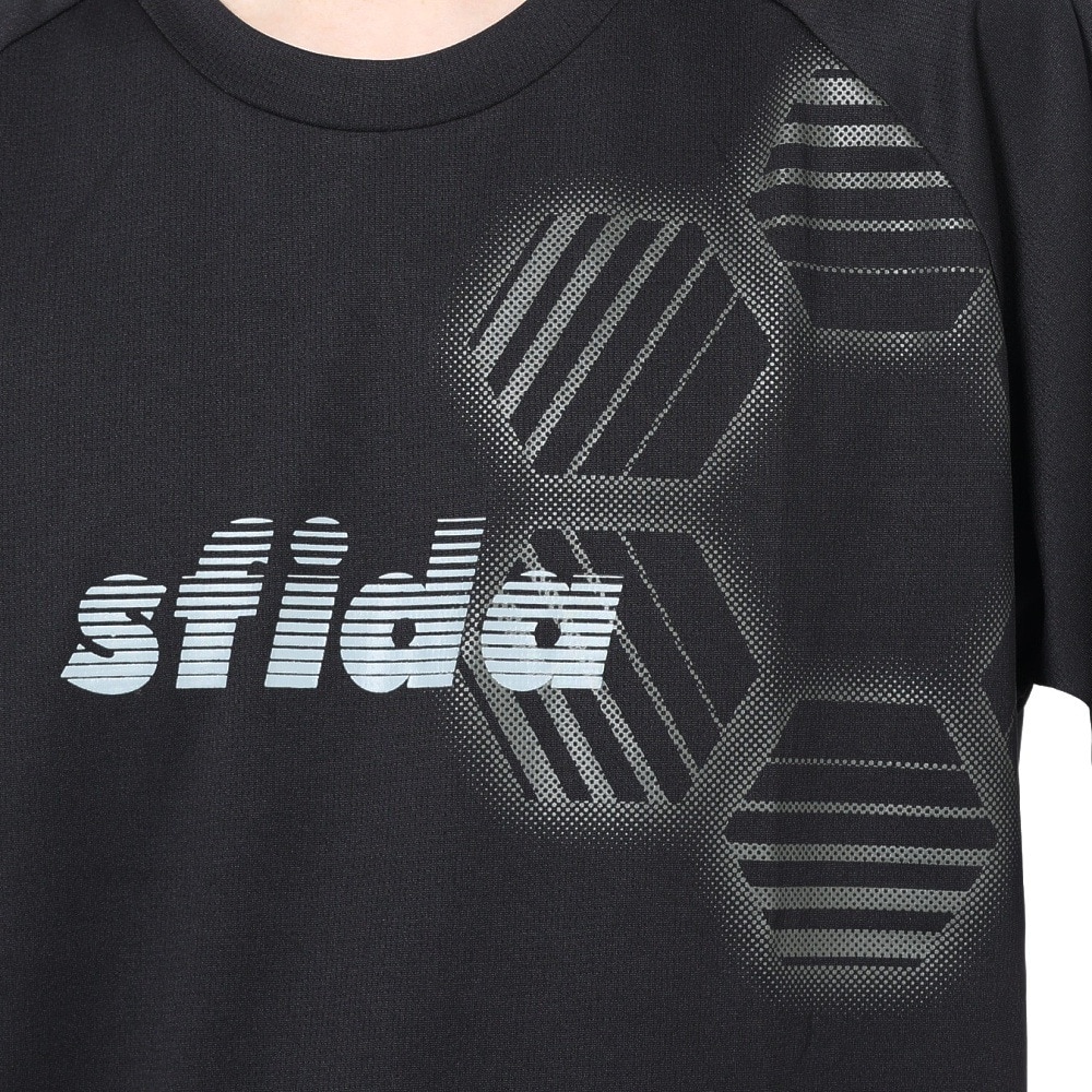 スフィーダ（SFIDA）（メンズ）半袖Tシャツ メンズ COOLTECT sfida TRシャツ SA-23X13 BLK