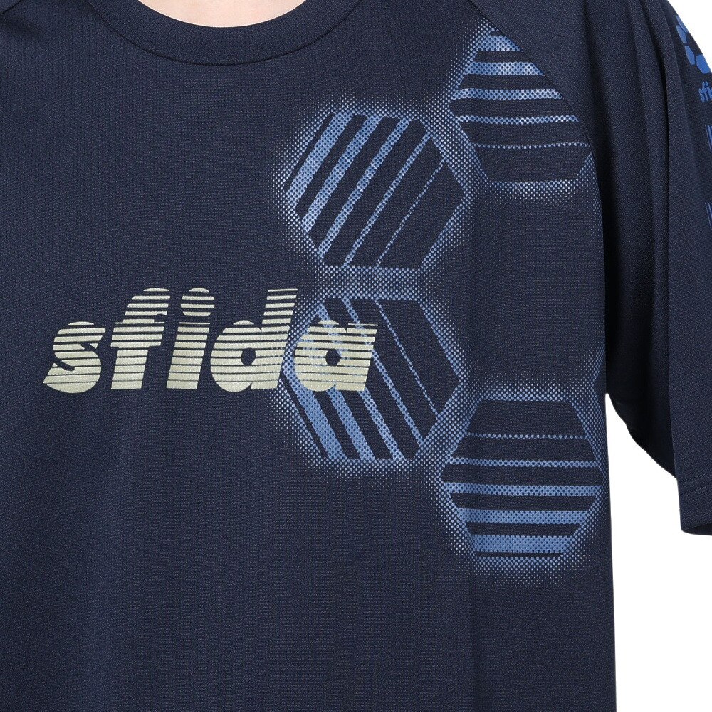 スフィーダ（SFIDA）（メンズ）半袖Tシャツ メンズ COOLTECT sfida TRシャツ SA-23X13 NVY
