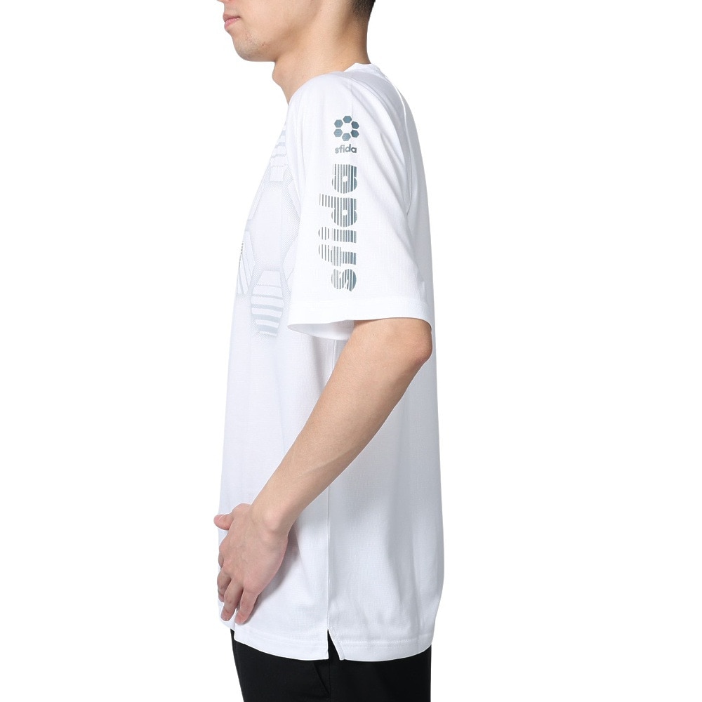 スフィーダ（SFIDA）（メンズ）半袖Tシャツ メンズ COOLTECT sfida TRシャツ SA-23X13 WHT