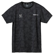 デサント（DESCENTE）（メンズ）ジャガードニット 半袖Tシャツ DX-C2470 BK