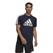 アディダス（adidas）（メンズ）半袖Tシャツ メンズ AEROREADY セレーノ ロゴ IZA37-GT8798 ネイビー