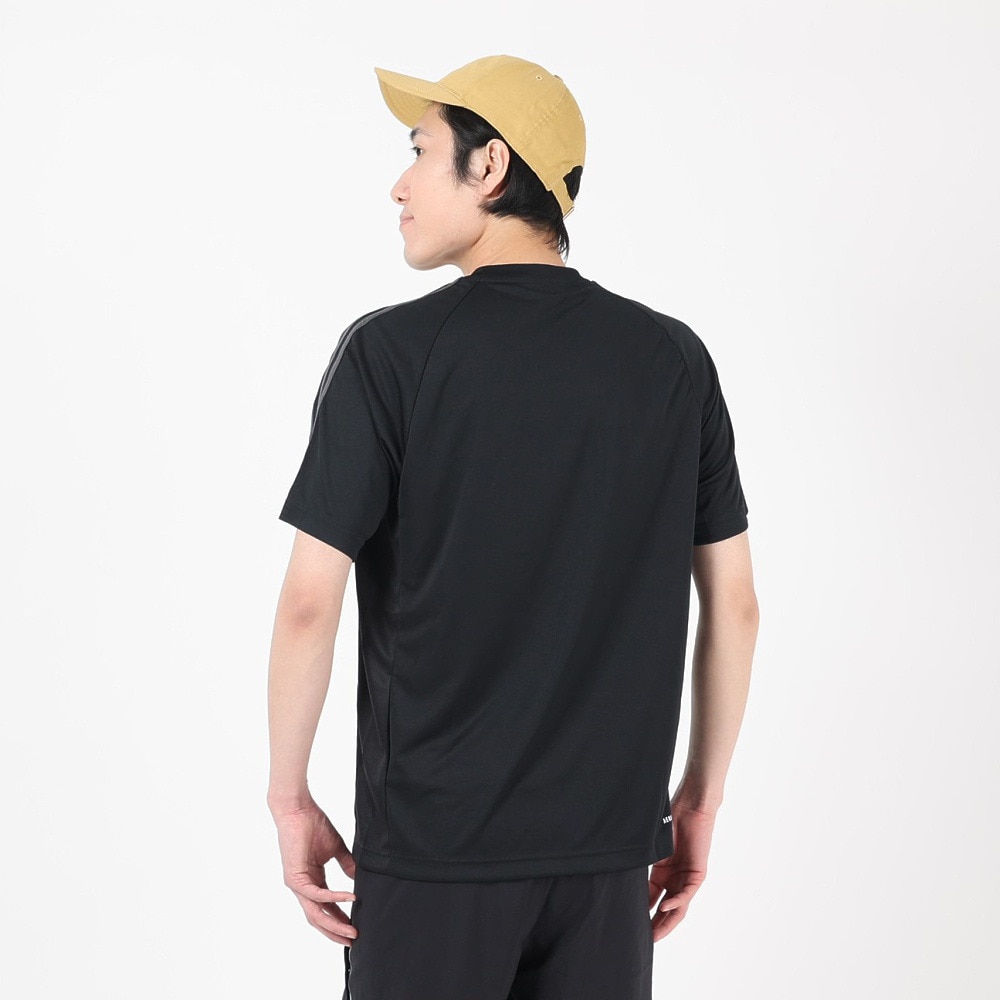 アディダス（adidas）（メンズ）半袖Tシャツ メンズ 黒 AEROREADY セレーノ ロゴ IZA37-H28928