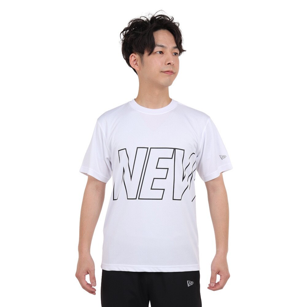 ニューエラ（NEW ERA）（メンズ）半袖 テック Tシャツ Front & Back Logo 13516835