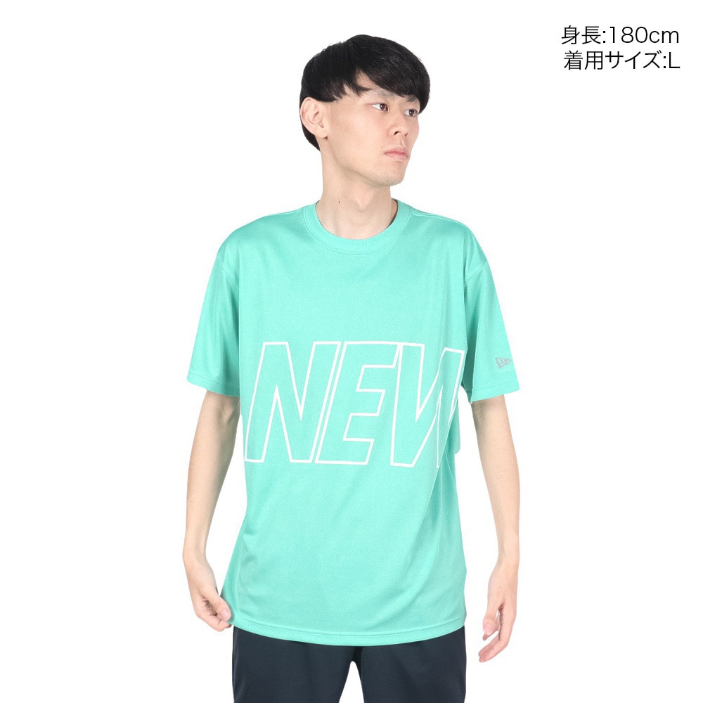 ニューエラ（NEW ERA）（メンズ）半袖Tシャツ メンズ  吸汗速乾 テック  Front & Back Logo 13516836