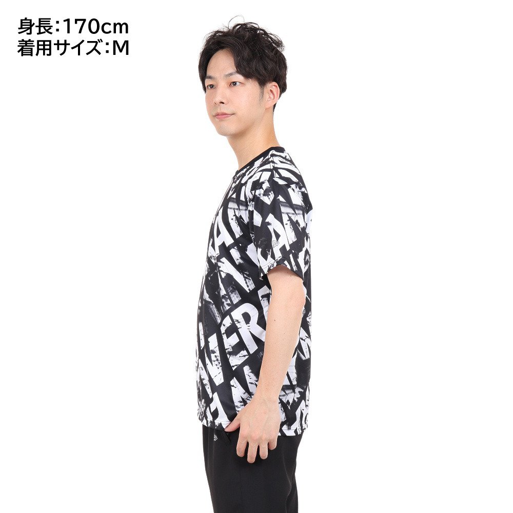 ニューエラ（NEW ERA）（メンズ）半袖 Tシャツ メンズ 吸汗速乾 テック  Allover Logo 13516840