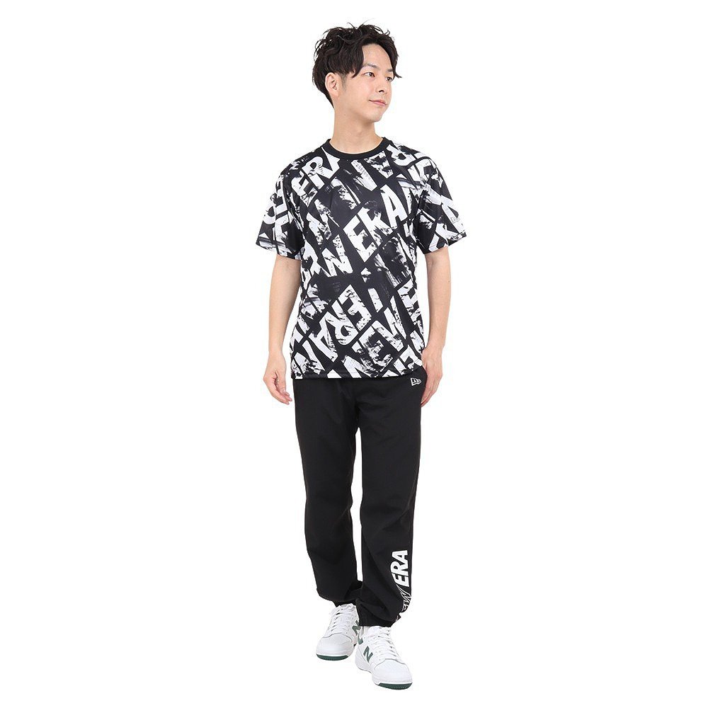 ニューエラ（NEW ERA）（メンズ）半袖 Tシャツ メンズ 吸汗速乾 テック  Allover Logo 13516840