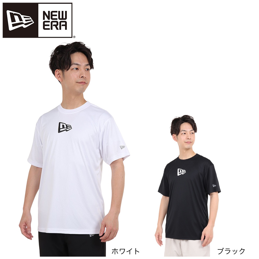 ニューエラ（NEW ERA）（メンズ）半袖Tシャツ メンズ 吸汗速乾 ラッシュ バーチカルロゴ 13516842 ドライ