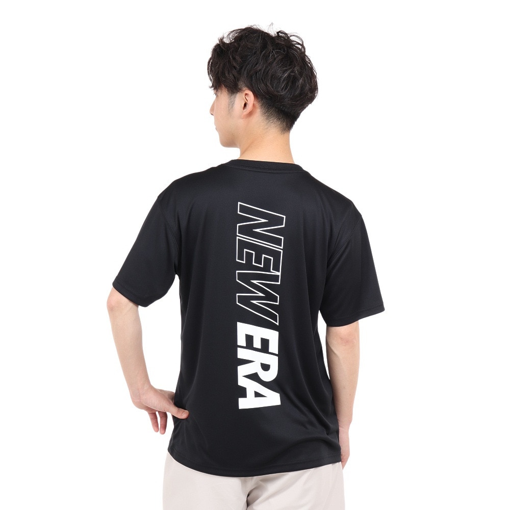 ニューエラ（NEW ERA）（メンズ）半袖Tシャツ メンズ 吸汗速乾 ラッシュ バーチカルロゴ 13516842 ドライ