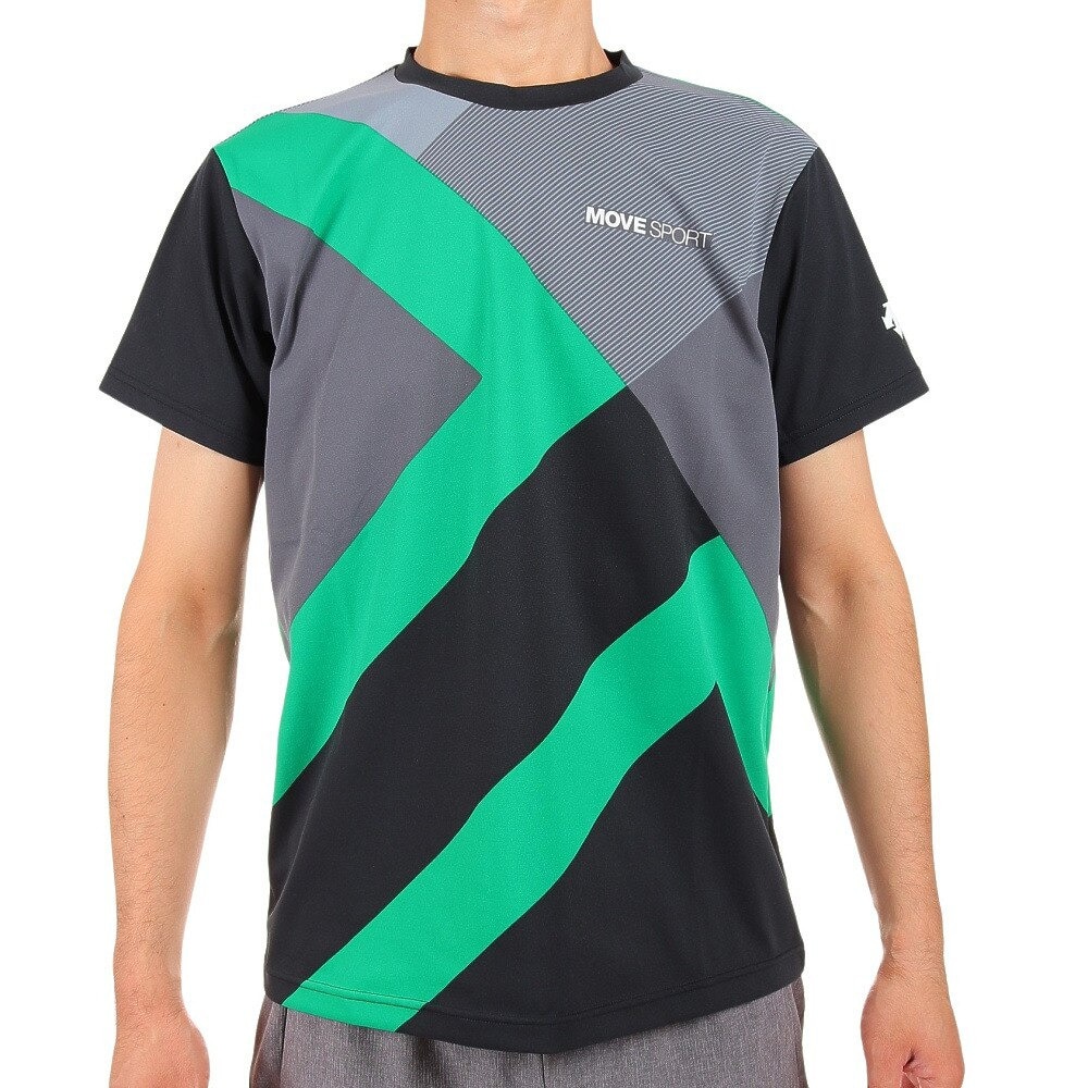 デサント（DESCENTE）（メンズ）半袖Tシャツ メンズ S.F.TECH SUNSCREEN DMMUJA50 BKGR