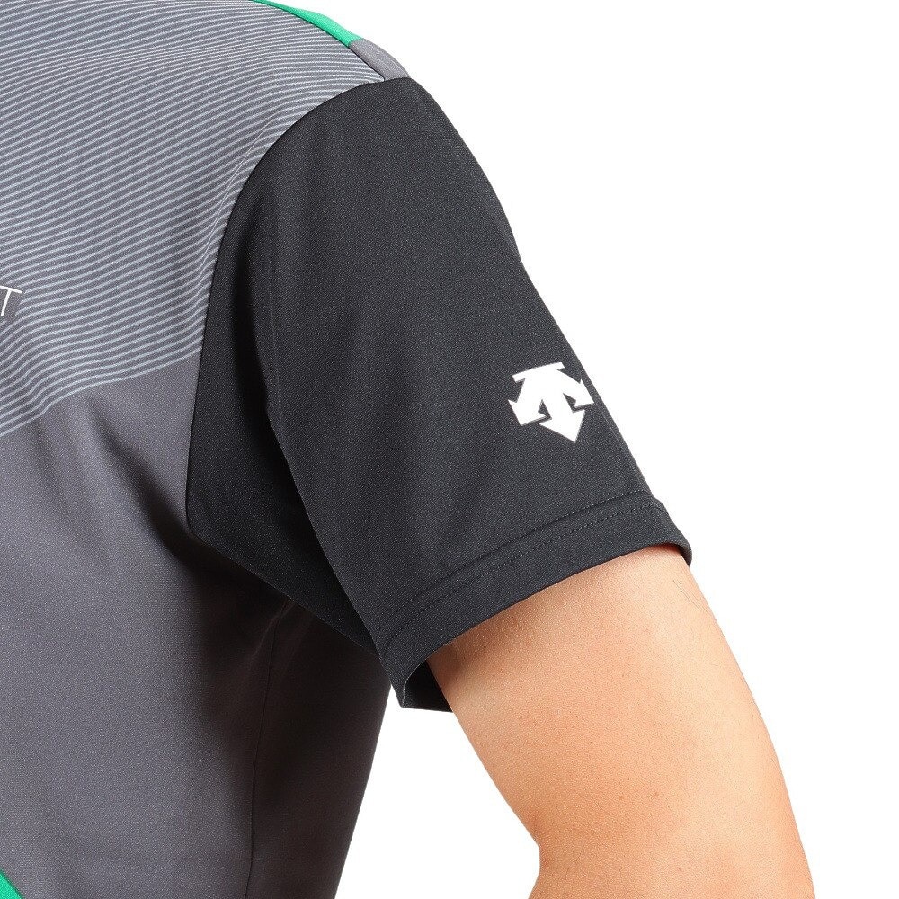 デサント（DESCENTE）（メンズ）半袖Tシャツ メンズ S.F.TECH SUNSCREEN DMMUJA50 BKGR