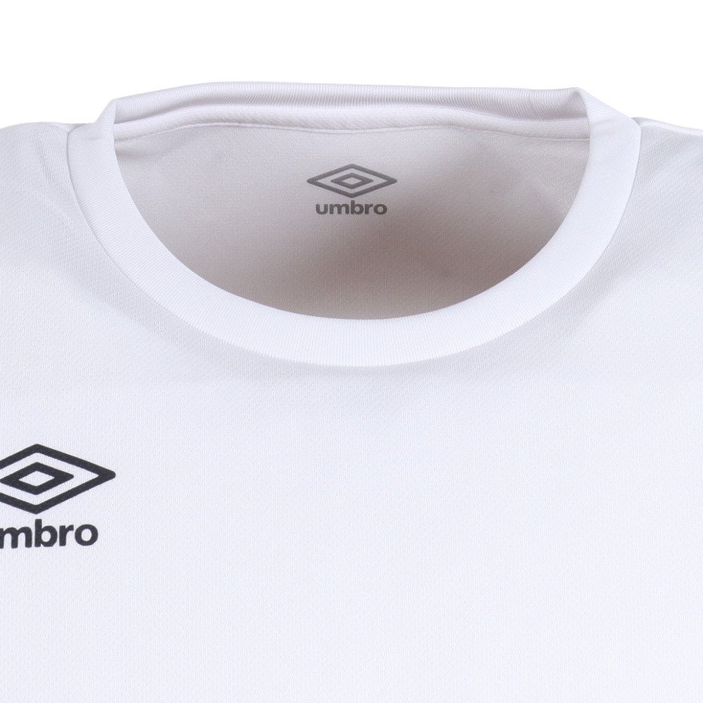 アンブロ（UMBRO）（メンズ）半袖Tシャツ メンズ ワンポイント ドライ UMUTJA55 WHT