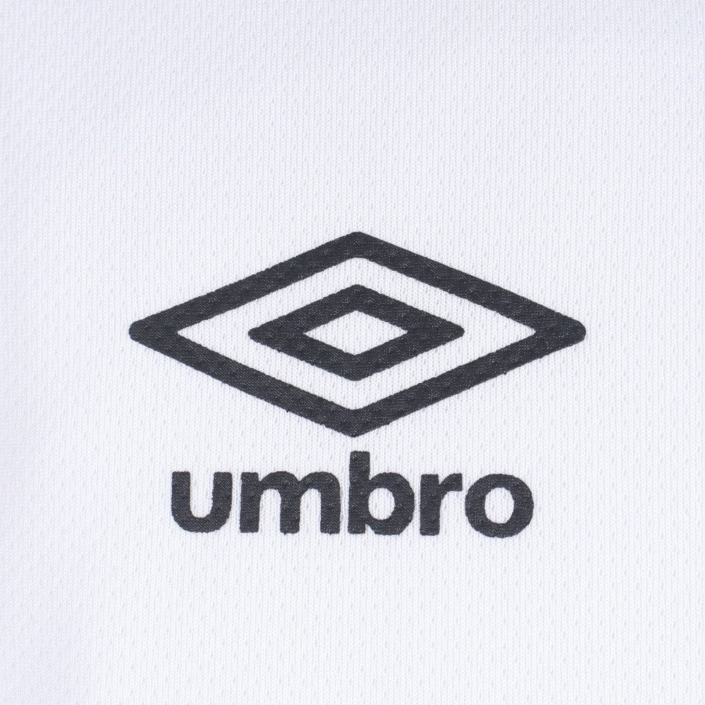 アンブロ（UMBRO）（メンズ）半袖Tシャツ メンズ ワンポイント ドライ UMUTJA55 WHT