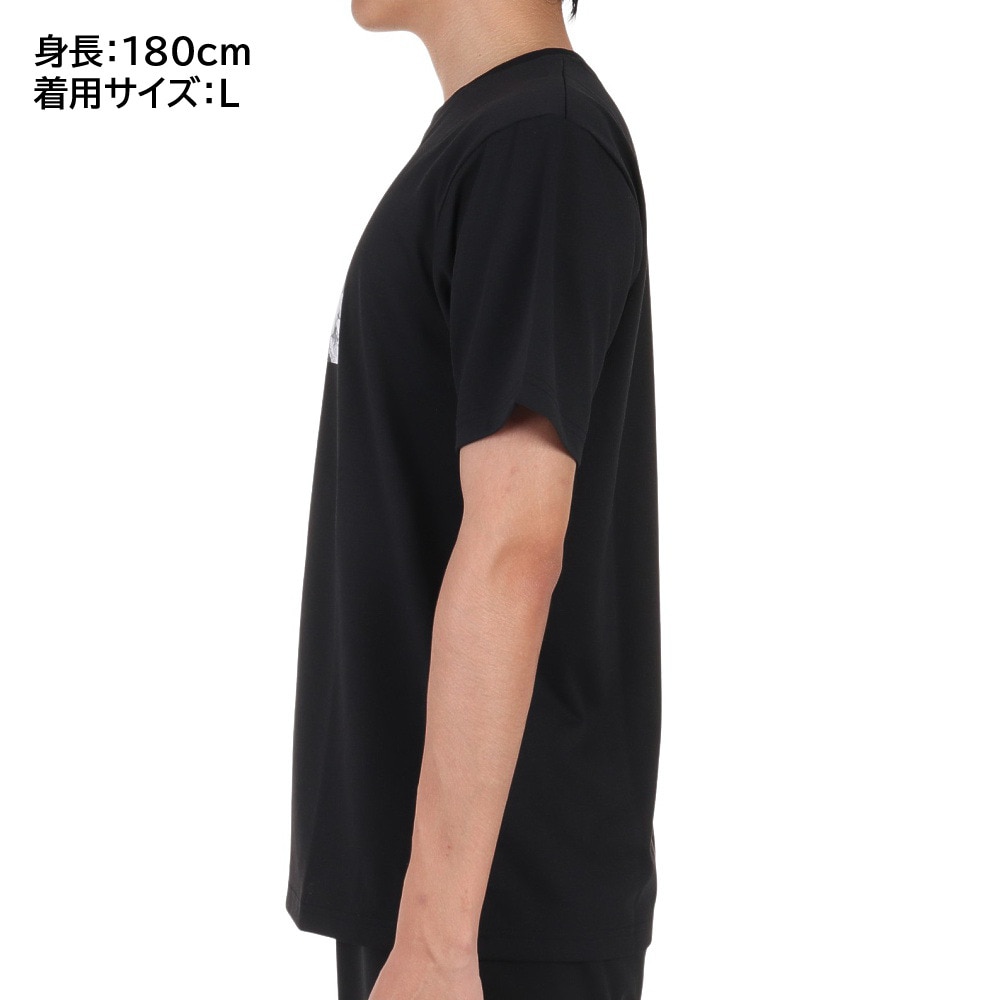 ノースフェイス（THE NORTH FACE）（メンズ）半袖Tシャツ メンズ CAMO EMB ロゴ  NT82388 K