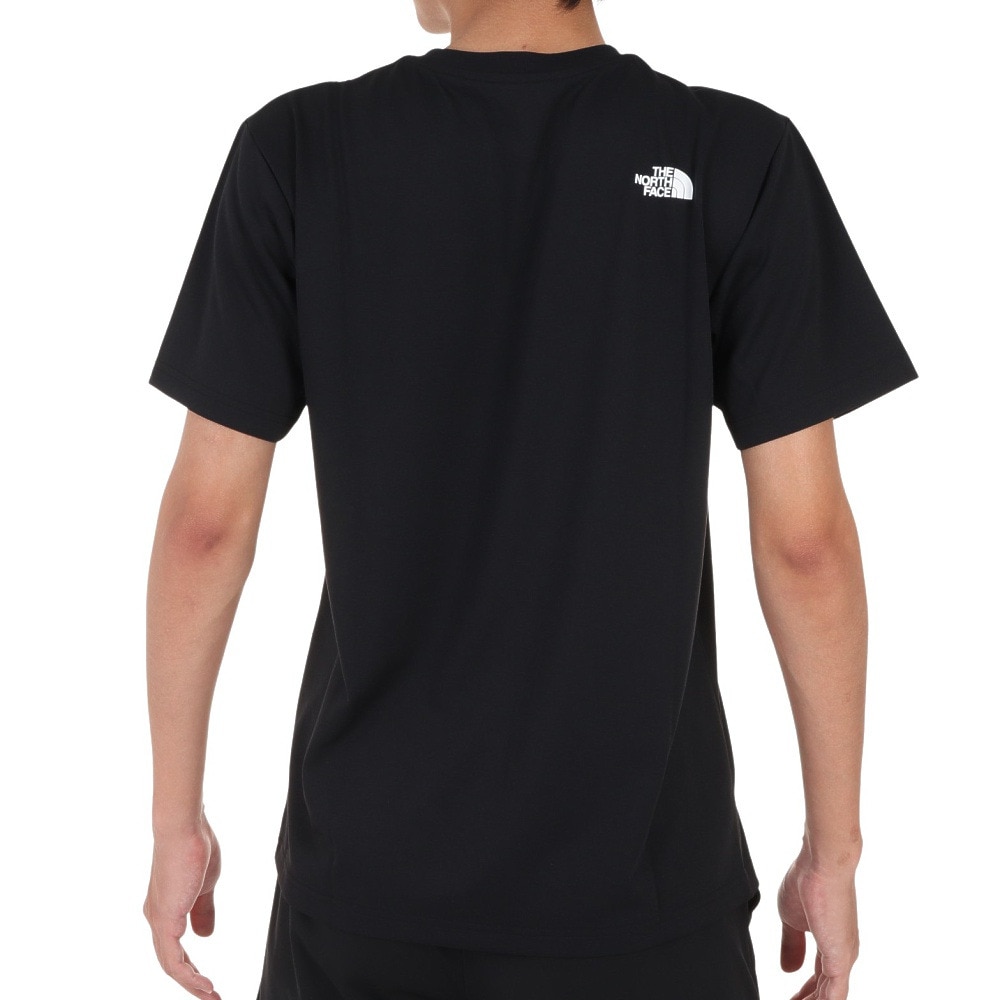 ノースフェイス（THE NORTH FACE）（メンズ）半袖Tシャツ メンズ CAMO EMB ロゴ  NT82388 K