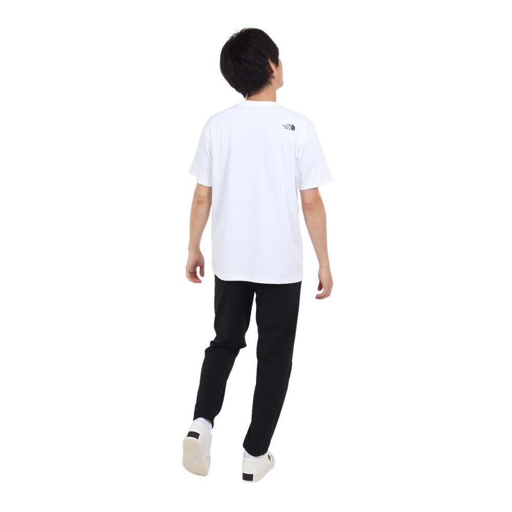 ノースフェイス（THE NORTH FACE）（メンズ）半袖Tシャツ メンズ カモ エンブロイダリー ロゴ NT82388 W
