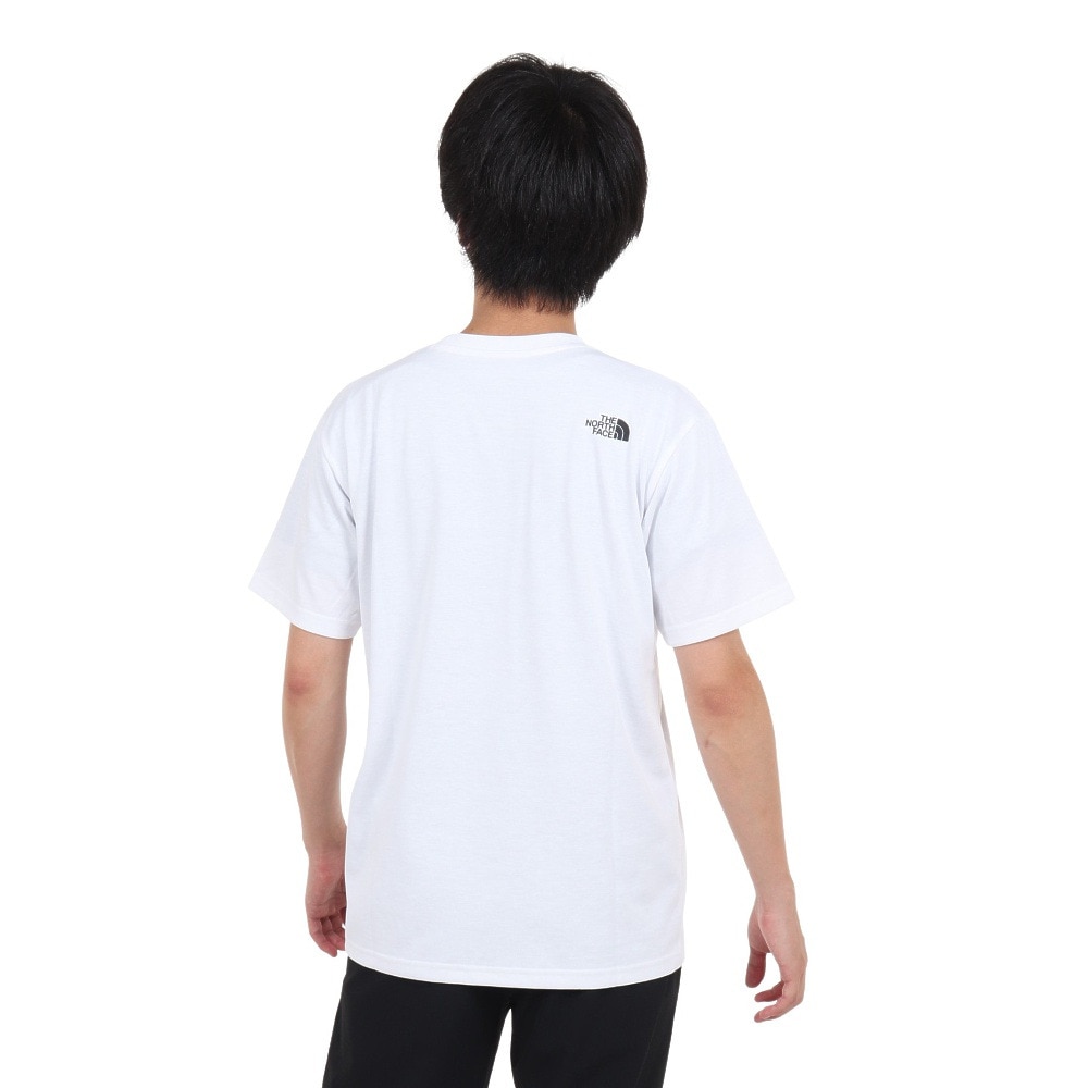 ノースフェイス（THE NORTH FACE）（メンズ）半袖Tシャツ メンズ カモ エンブロイダリー ロゴ NT82388 W