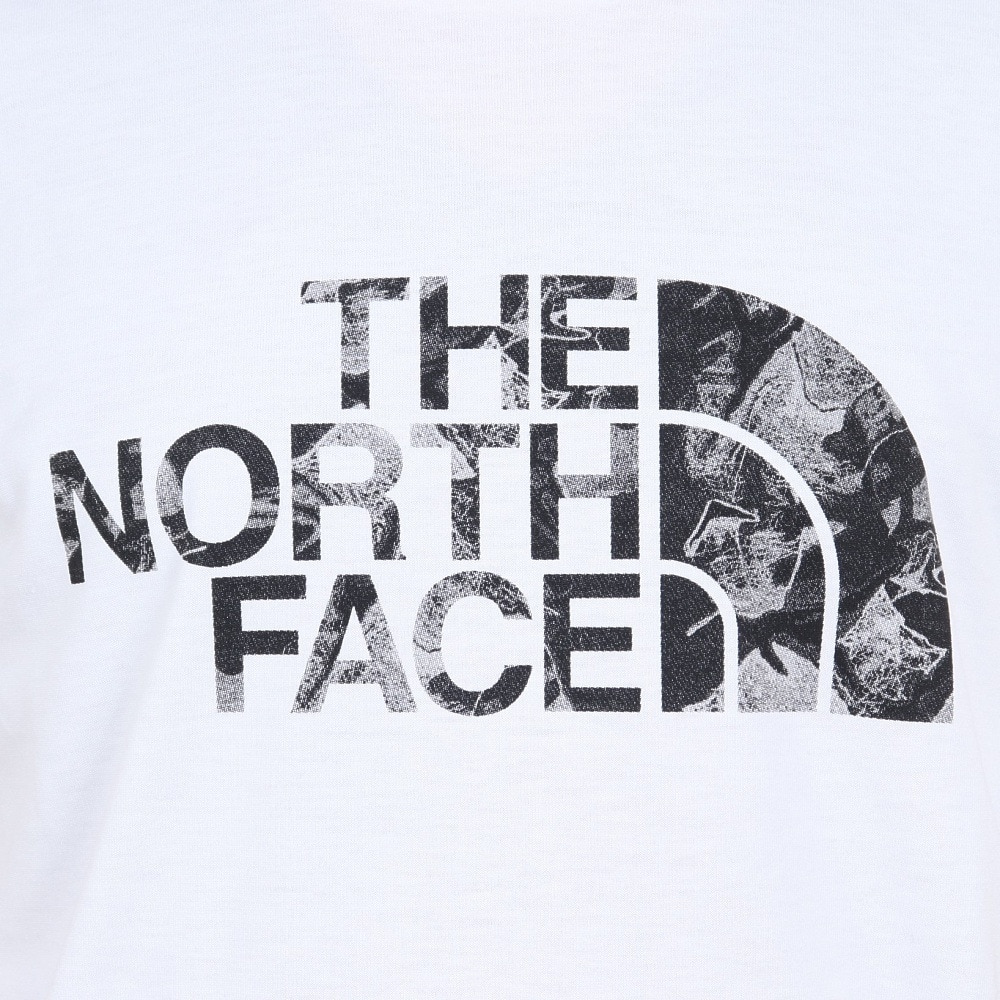 ノースフェイス（THE NORTH FACE）（メンズ）半袖Tシャツ メンズ カモ エンブロイダリー ロゴ NT82388 W