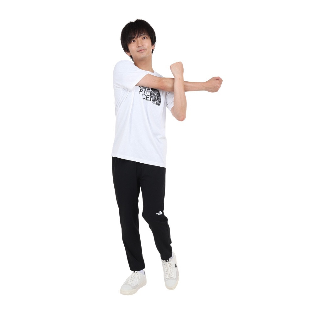 ノースフェイス（THE NORTH FACE）（メンズ）半袖Tシャツ メンズ カモ エンブロイダリー ロゴ NT82388 W