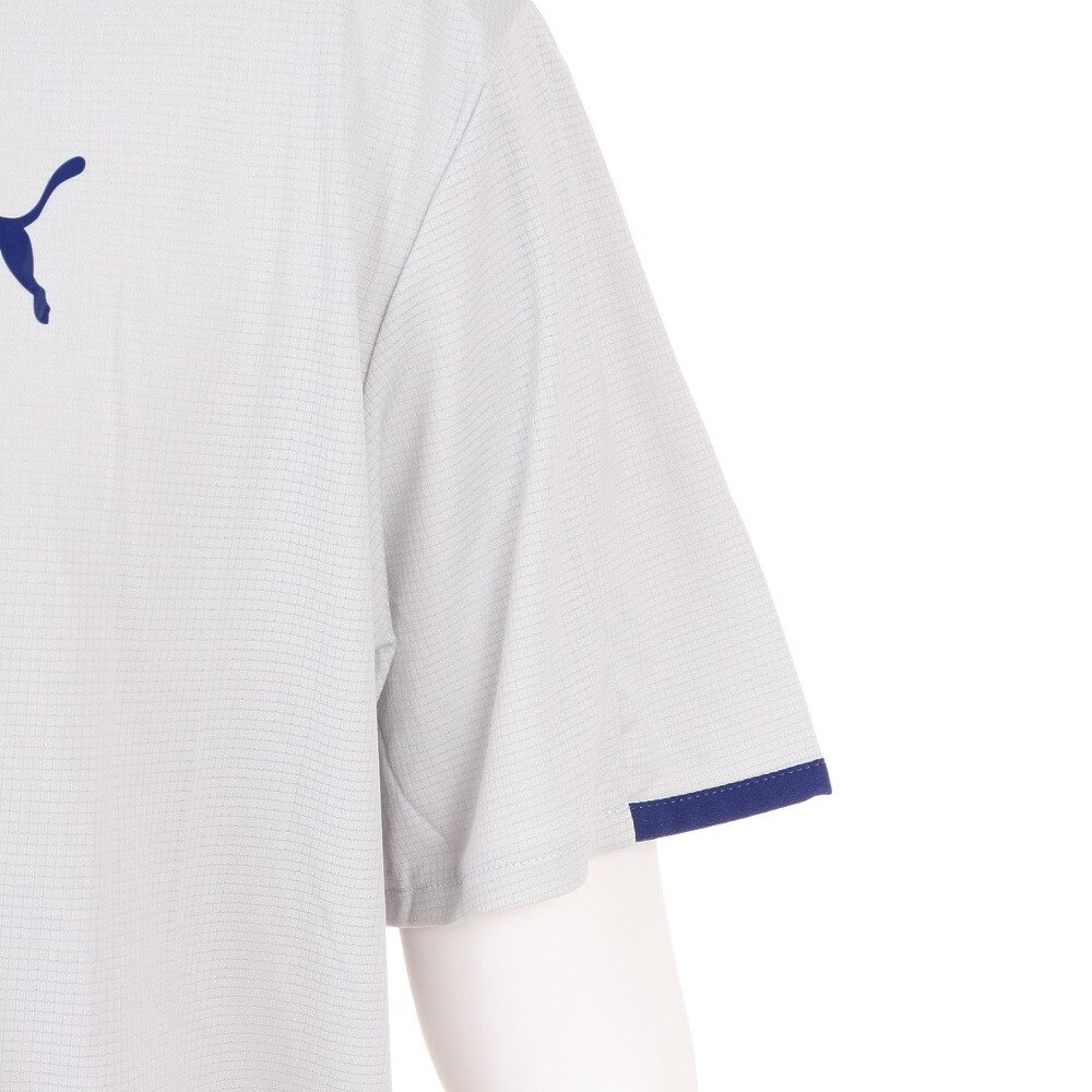 プーマ（PUMA）（メンズ）半袖Tシャツ メンズ トレイングラフィック  520116 09 WHT ライトグレー