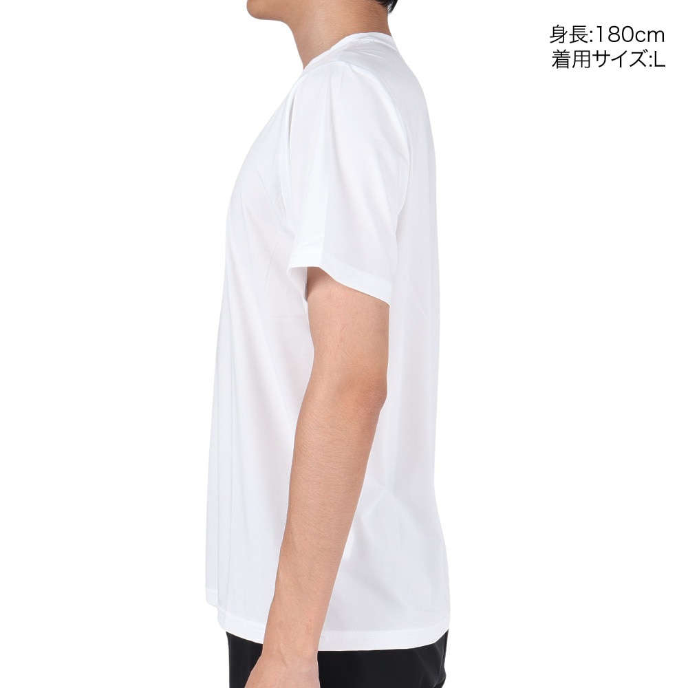 スキンズ（SKINS）（メンズ）ロゴプリント半袖Tシャツ 184-29941-004