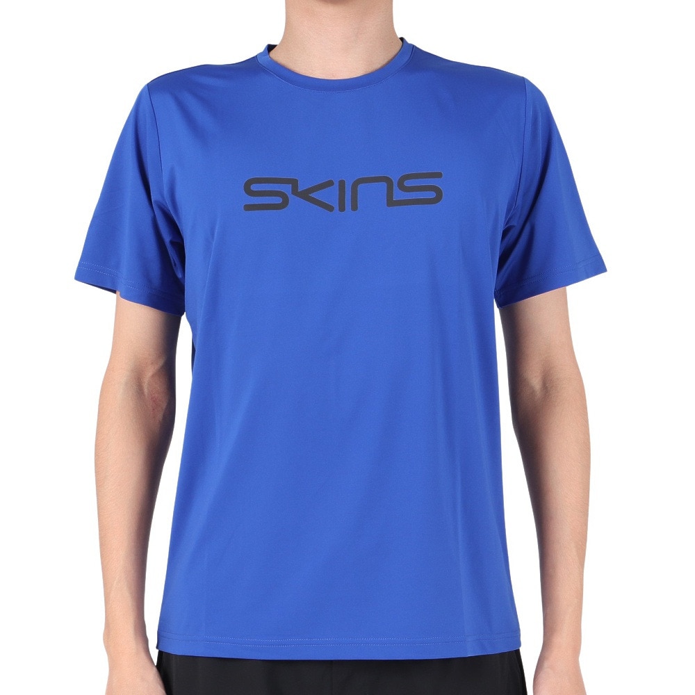 スキンズ（SKINS）（メンズ）ロゴプリント半袖Tシャツ 184-29941-096