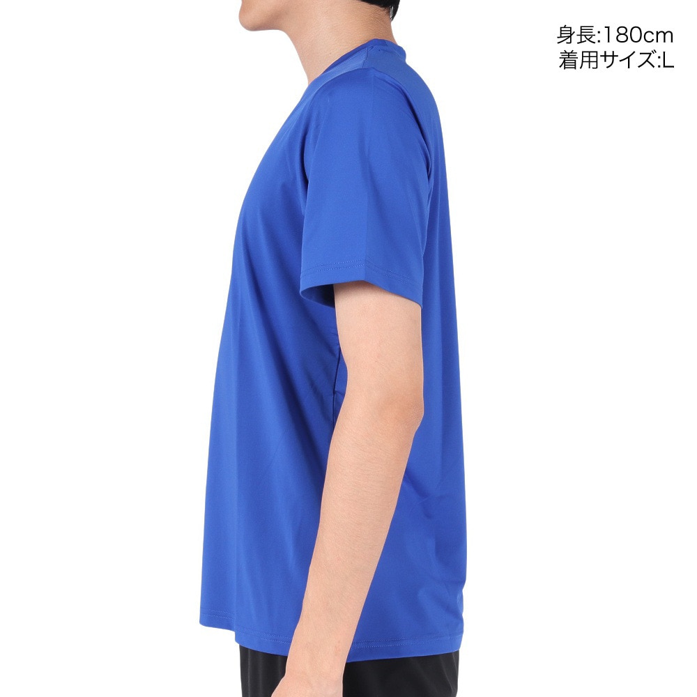 スキンズ（SKINS）（メンズ）ロゴプリント半袖Tシャツ 184-29941-096