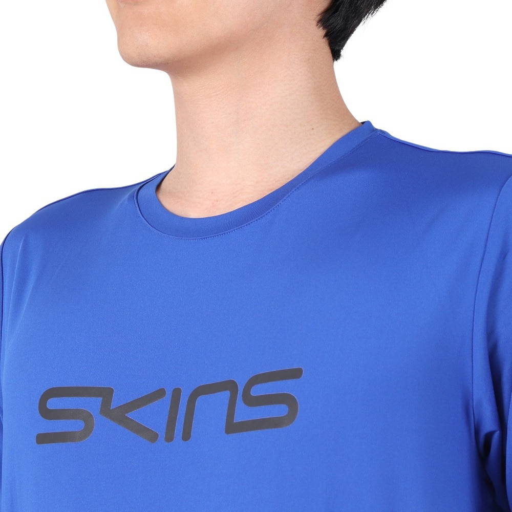 スキンズ（SKINS）（メンズ）ロゴプリント半袖Tシャツ 184-29941-096