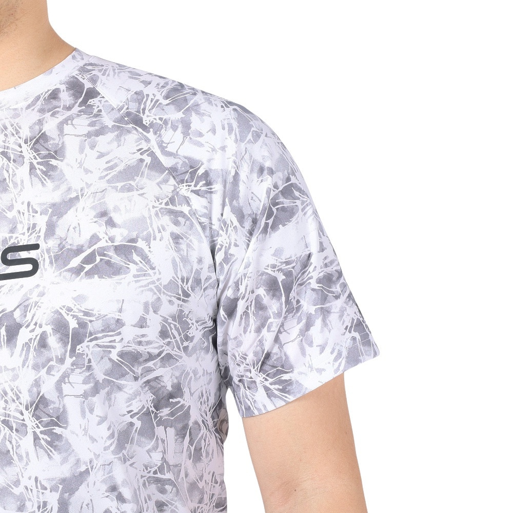 スキンズ（SKINS）（メンズ）ラグラン プリント半袖Tシャツ 184-29943-012