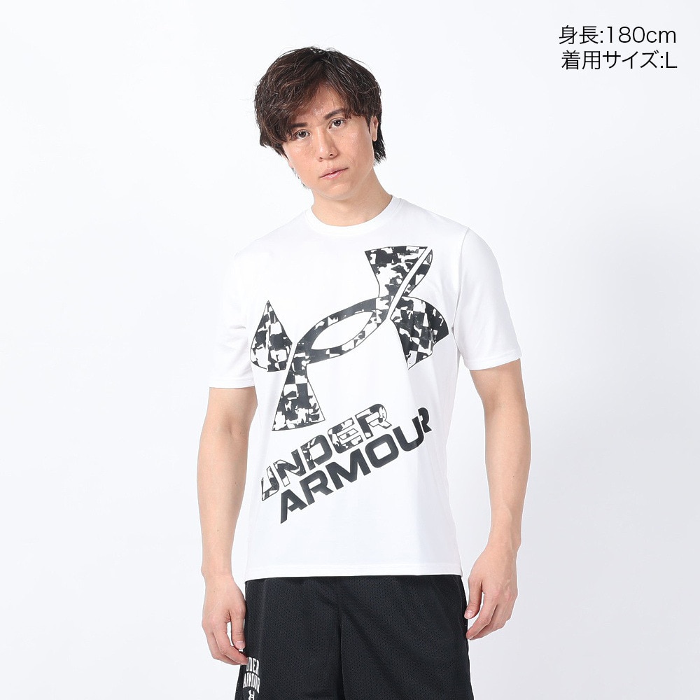 アンダーアーマー（UNDER ARMOUR）（メンズ）テック XLロゴ ショートスリーブTシャツ 1384796 100