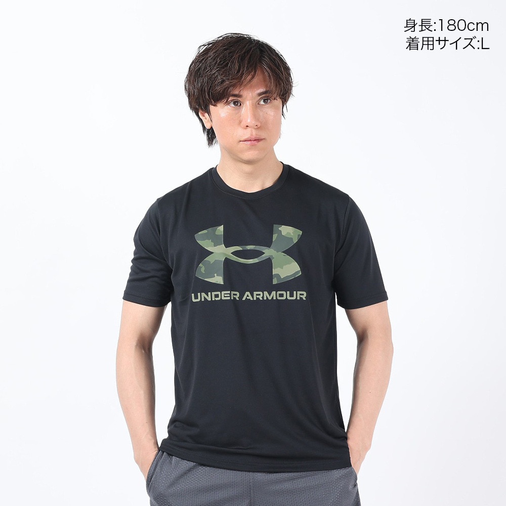 アンダーアーマー（UNDER ARMOUR）（メンズ）テック カモ ビッグロゴ ショートスリーブTシャツ 1384797 001