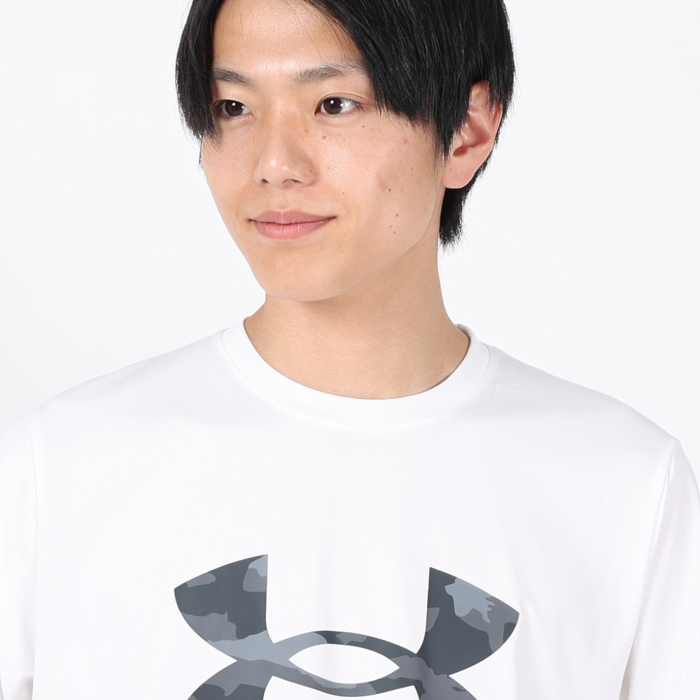 アンダーアーマー（UNDER ARMOUR）（メンズ）テック カモ ビッグロゴ ショートスリーブTシャツ 1384797 100