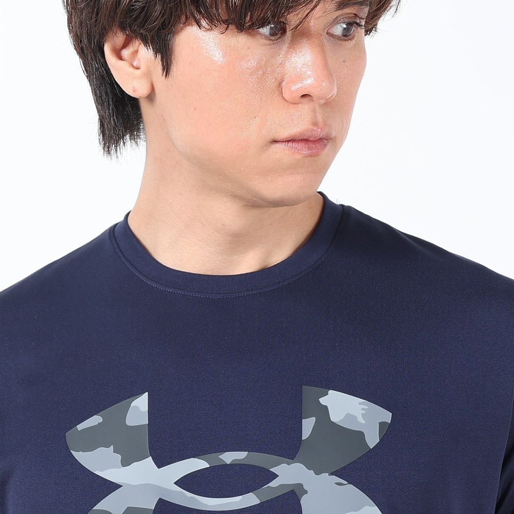 アンダーアーマー（UNDER ARMOUR）（メンズ）テック カモ ビッグロゴ ショートスリーブTシャツ 1384797 410