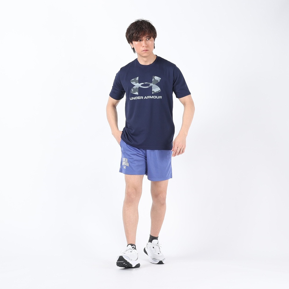 アンダーアーマー（UNDER ARMOUR）（メンズ）テック カモ ビッグロゴ ショートスリーブTシャツ 1384797 410