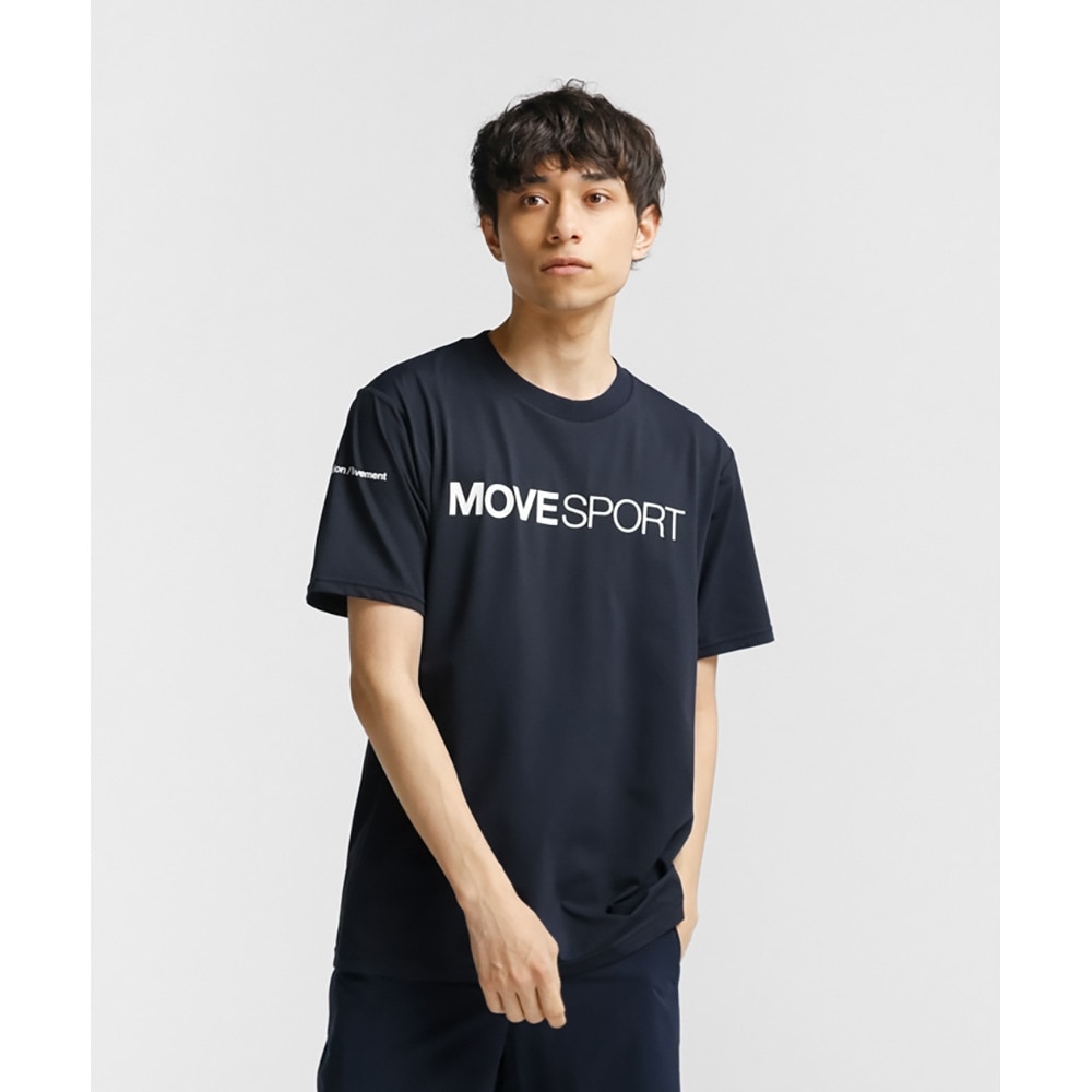 デサント（DESCENTE）（メンズ）Tシャツ 半袖 メンズ 接触冷感 S.F.TECH COOL DMMVJA50 NV