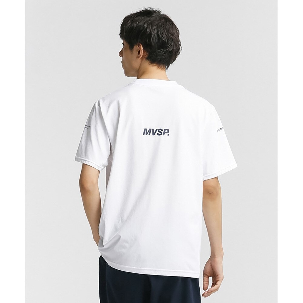 デサント（DESCENTE）（メンズ）半袖Tシャツ 接触冷感 S.F.TECH COOL DMMVJA50 WH