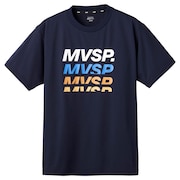 デサント（DESCENTE）（メンズ）半袖Tシャツ メンズ 吸汗速乾 グラデーションロゴ DMMVJA51 NV