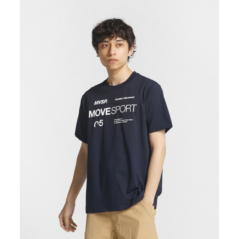 デサント（DESCENTE）（メンズ）Tシャツ 半袖 メンズ 吸汗速乾 S.F.テック クール DMMVJA66 NV