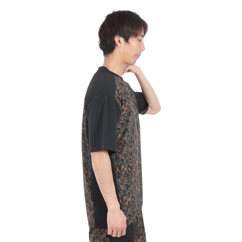 ジローム（GIRAUDM）（メンズ）絶耐撥水 UV WOVEN プリント半袖Tシャツ CT4S0079-TR863-GRSD BKXBR