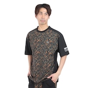 (メンズ)絶耐撥水 UV WOVEN プリント半袖Tシャツ CT4S0079-TR863-GRSD