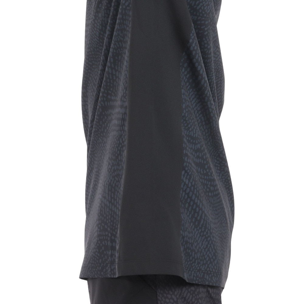 ジローム（GIRAUDM）（メンズ）絶耐撥水 UV WOVEN プリント半袖Tシャツ CT4S0079-TR863-GRSD BKXGY