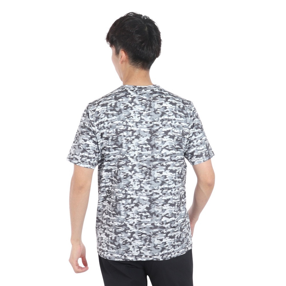 スキンズ（SKINS）（メンズ）アクティブウェア プリント Tシャツ 184-21340-113