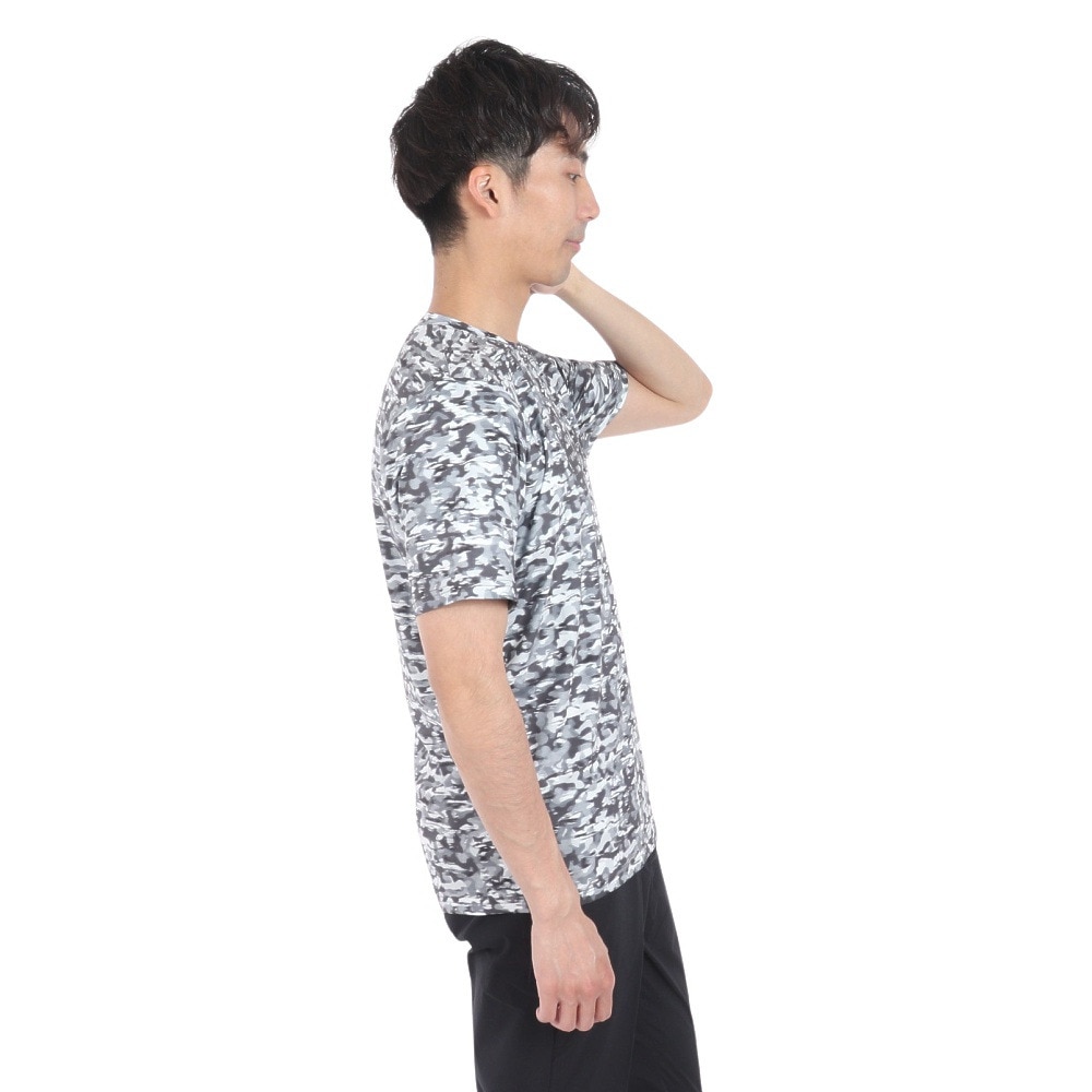 スキンズ（SKINS）（メンズ）アクティブウェア プリント Tシャツ 184-21340-113
