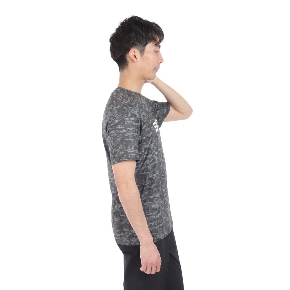 スキンズ（SKINS）（メンズ）アクティブウェア プリント Tシャツ 184-21340-119