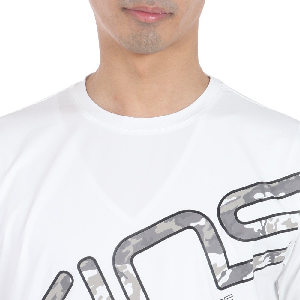 スキンズ（SKINS）（メンズ）アクティブウェア ビッグ ロゴ Tシャツ 184-21341-004