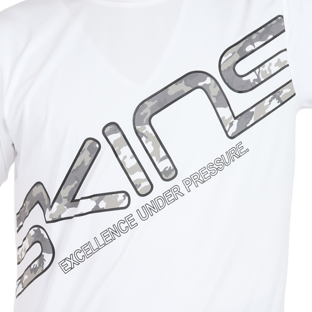 スキンズ（SKINS）（メンズ）アクティブウェア ビッグ ロゴ Tシャツ 184-21341-004