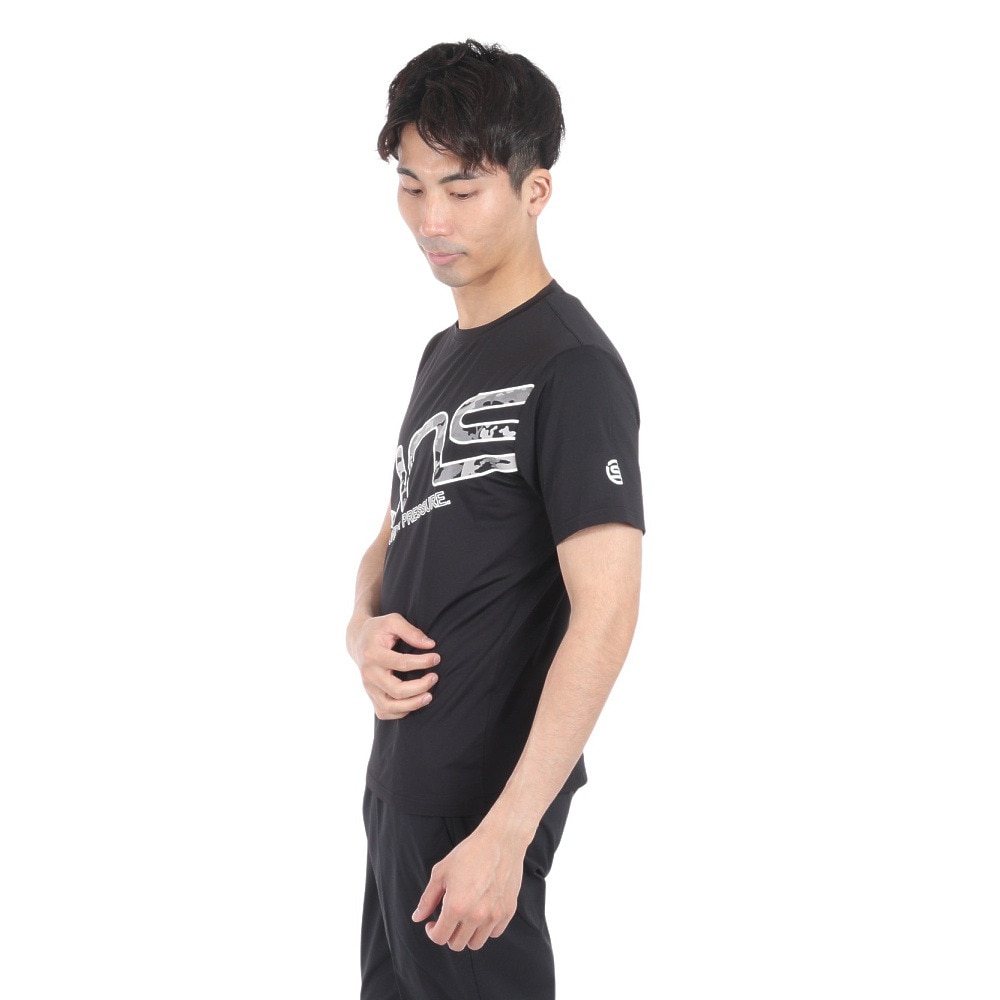 スキンズ（SKINS）（メンズ）アクティブウェア ビッグ ロゴ Tシャツ 184-21341-019
