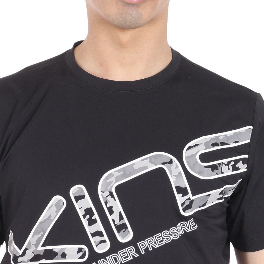 スキンズ（SKINS）（メンズ）アクティブウェア ビッグ ロゴ Tシャツ 184-21341-019