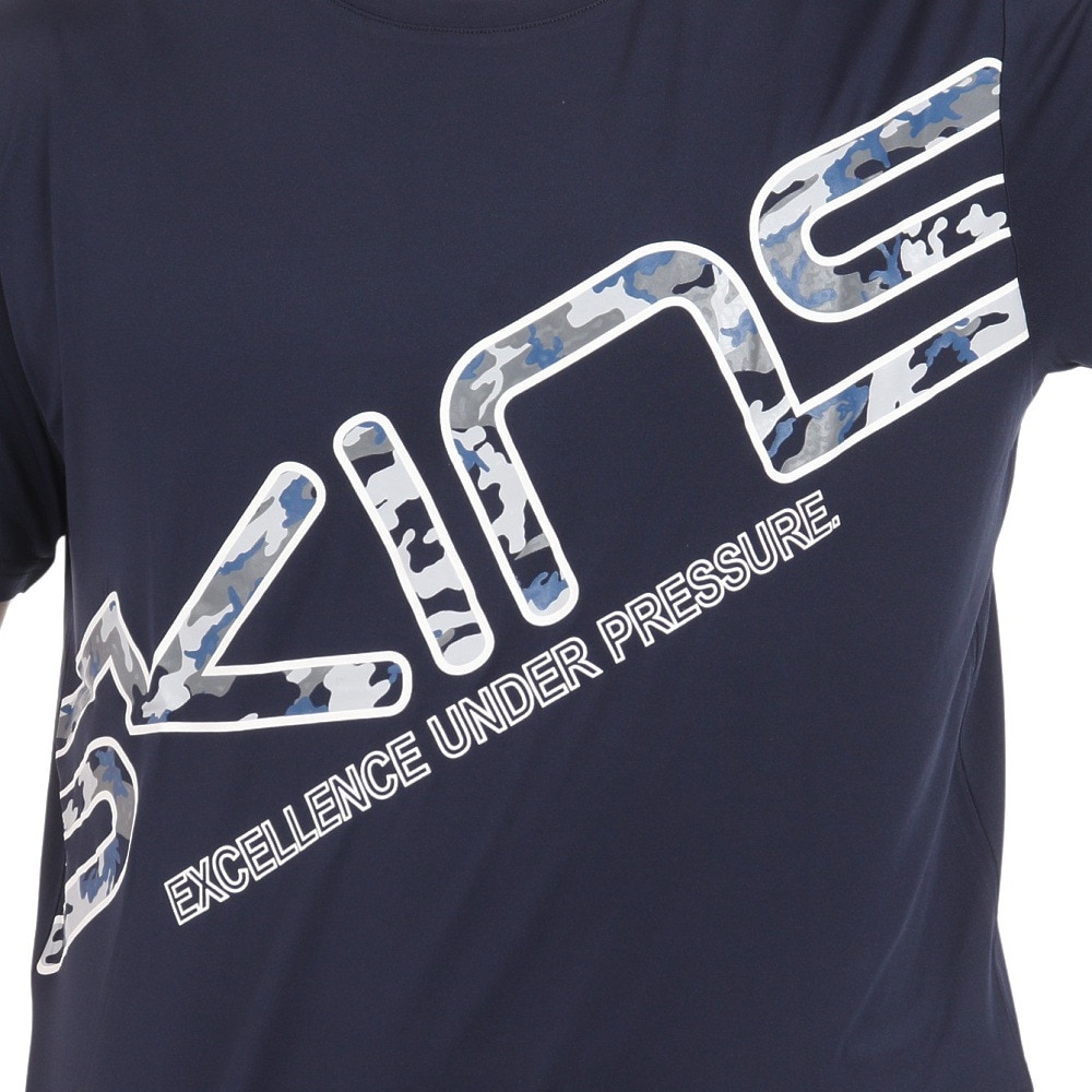 スキンズ（SKINS）（メンズ）アクティブウェア ビッグ ロゴ Tシャツ 184-21341-098