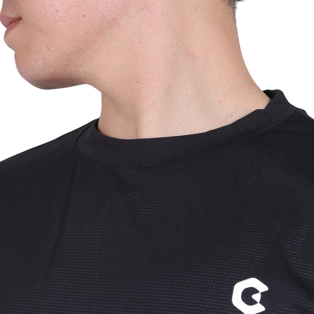 ジローム（GIRAUDM）（メンズ）VIATEX DRY メッシュ Tシャツ CT4S0020-TR863-GRES BLK